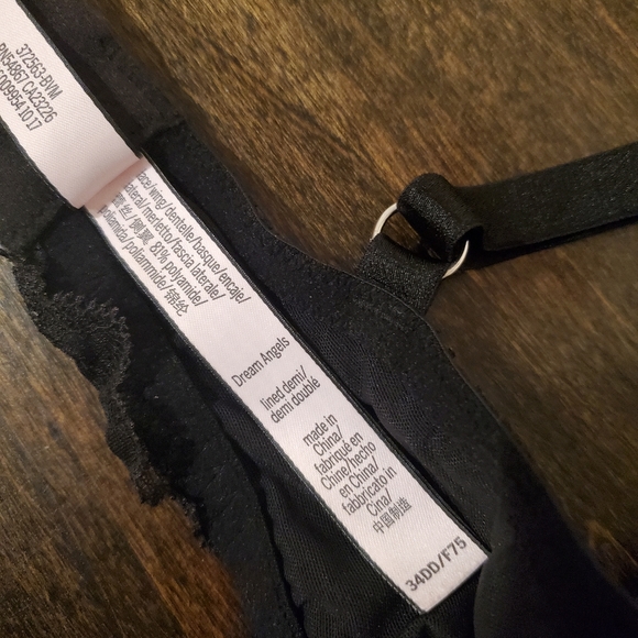 Victoria's Secret Black Lace Bra (34DD) - Picture 5 of 5